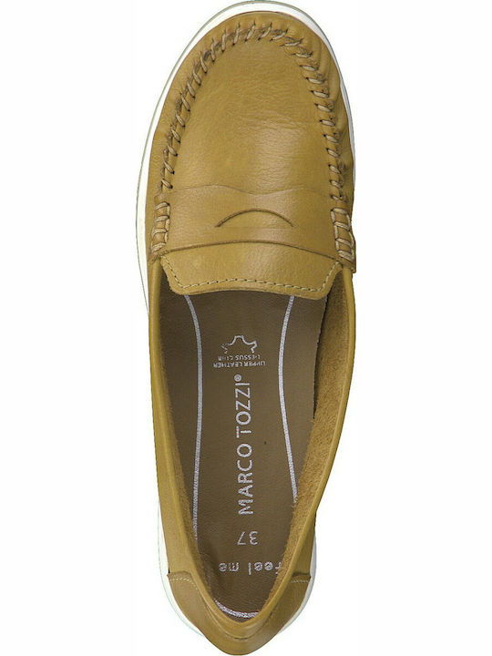 Marco Tozzi Women's Loafers in Yellow Color 2-24601-32-440