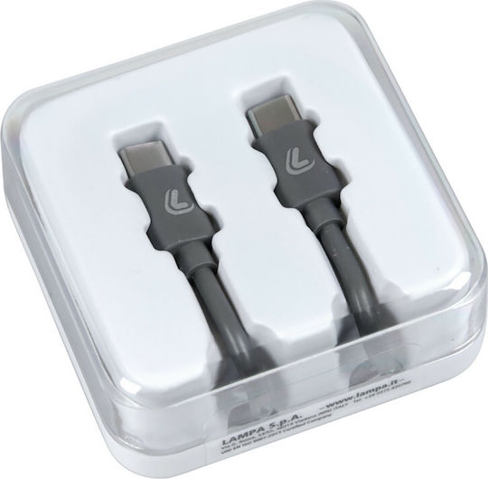 Lampa Essentials Редовна USB 2.0 Кабел USB-C мъжки - USB-C мъжки Сив 2м (L3868.5)