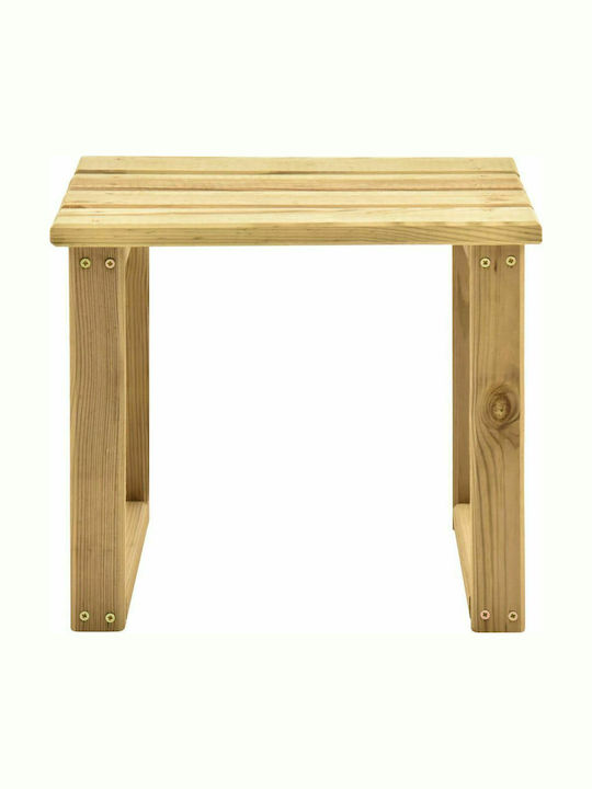 Wooden Masa auxiliară pentru spații exterioare mici Infuzat verde 30x30x26buc