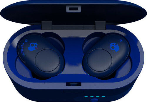 Skullcandy Push In-ear Bluetooth Handsfree Ακουστικά με Αντοχή στον Ιδρώτα και Θήκη Φόρτισης Μπλε