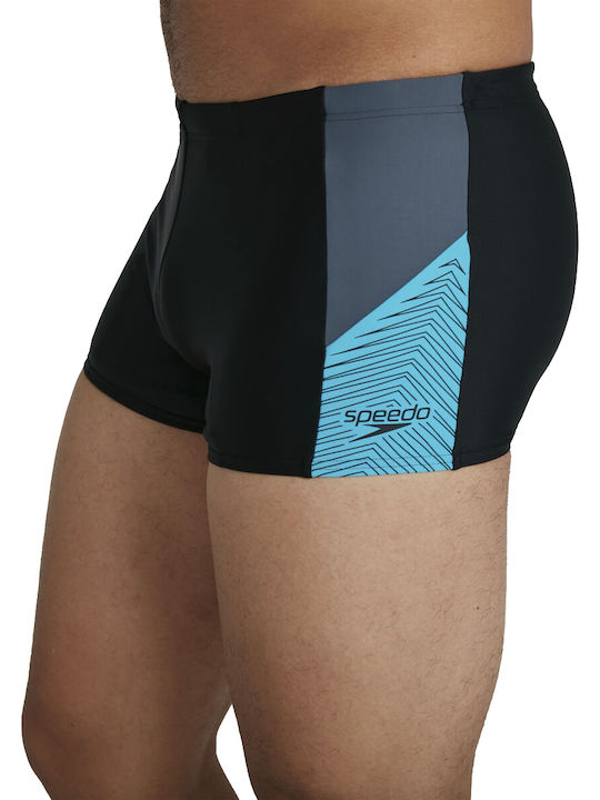 Men's Swimwear Shorts Black Striped