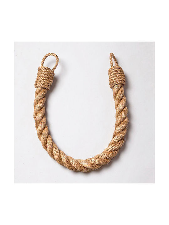 Freebox Tie-Back Rope made of Fabric Beige 1pcs