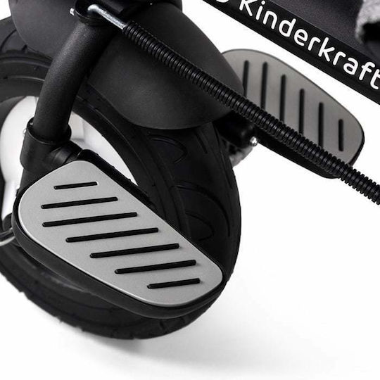 Kinderkraft Aveo Kids Tricycle Foldable, Convertible, With Push Handle & Sunshade for 9+ Months Pink