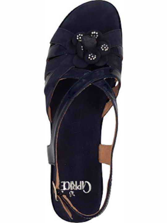 Anatomic Women's Leather Platform Shoes Navy Blue