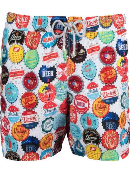 Costume de Baie Bărbați Pantaloni Scurți Multicolor Cu Modele