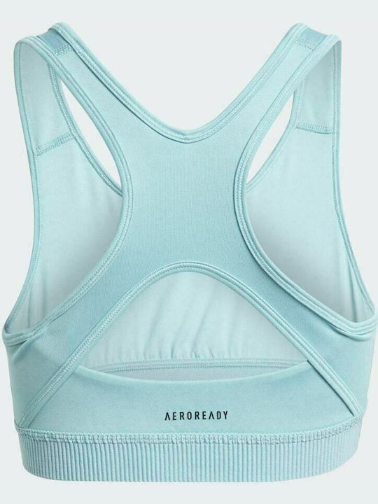 Adidas Believe Aeroready Kinder-Bustier Hellblau