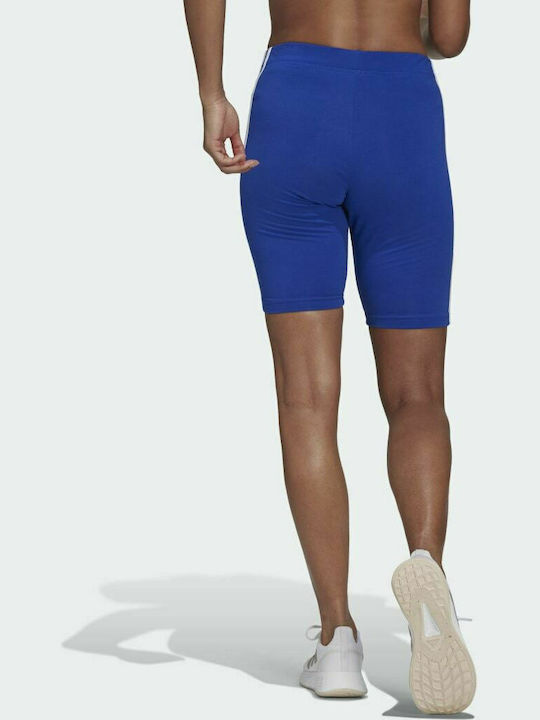 Adidas Essentials 3 Stripes Frauen Fahrrad Leggings Blau