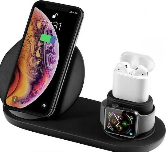 Andowl Ασύρματος Φορτιστής (Qi Pad) Μαύρος (Q-L025)