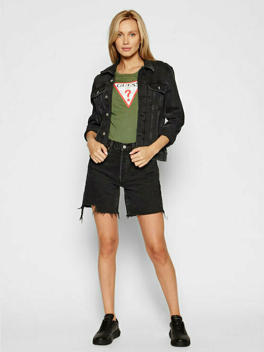 Women's T-shirt Floral Khaki