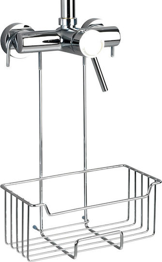 Wenko Milo An der Wand montiert Badezimmerregal Inox 25x14x36cm Silber