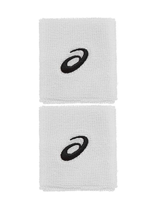 ASICS Athletic Wristbands White Small