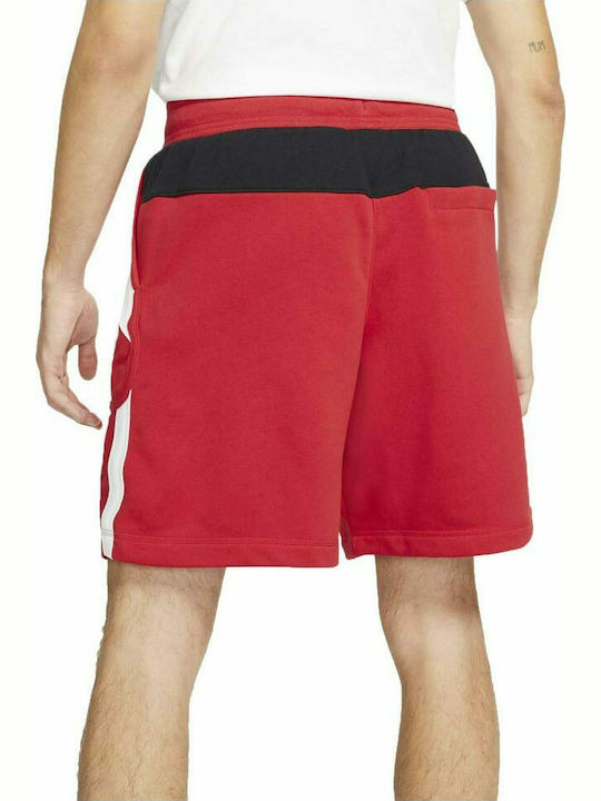 Nike Sportswear Air Fleece Bermudă Sportivă de Bărbați Roșie