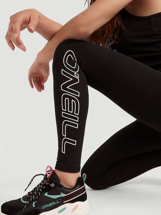 Women's Long Training Legging High Waisted Black