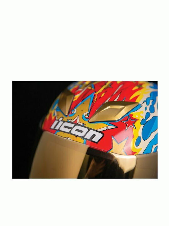 Icon Airflite Motorcycle Helmet Full Face with Sun Visor