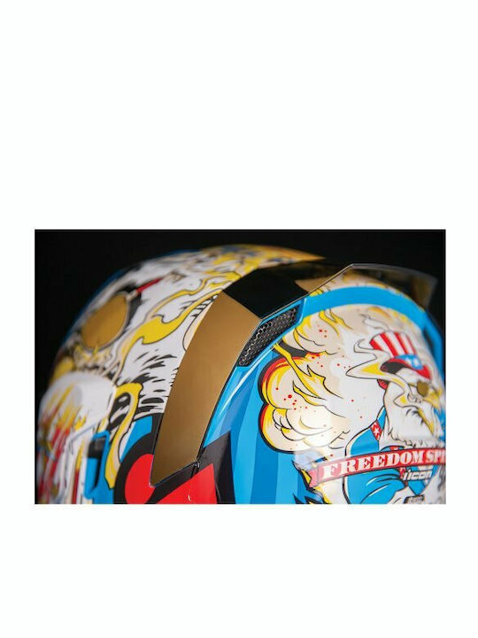 Icon Airflite Motorcycle Helmet Full Face with Sun Visor