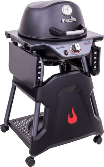 Char-Broil All-star 120 B-electric With Legs 2200W Electric Grill with Lid and Adjustable Thermostat 46cmx46cmcm