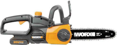 Worx WG322E Κλαδευτικό Αλυσοπρίονο Μπαταρίας 20V 2.8kg με Λάμα 25cm