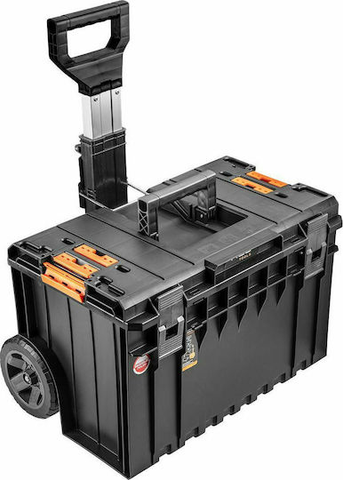 Neo Tools Τροχήλατο Πλαστικό Μπαούλο Μεταφοράς και Αποθήκευσης Εργαλείων Π57.5xB43.8xΥ69cm 84-266