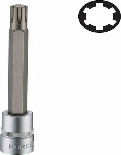Force Allen Ribe Long Socket 1/2'' Long Walnut with Allen Head and Socket 1/2''