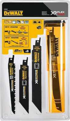 Dewalt XR Flexvolt Λάμες Σεγάτσας για Μέταλλο και Ξύλο 8τμχ