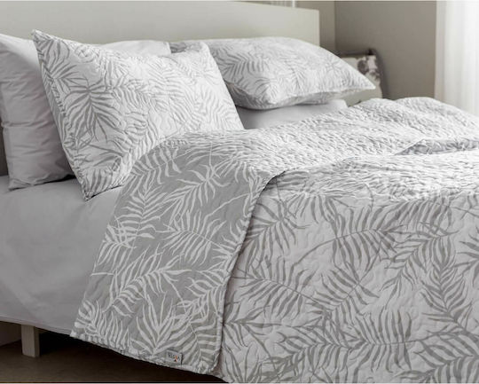 Vesta Home Κουβερλί Σετ Μονό Grey 160x230cm 2τμχ Vesta Home Κουβερλί Σετ Μονό Grey 160x230cm 2τμχ