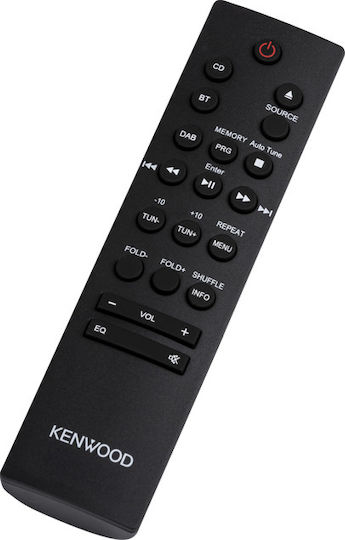 Kenwood Ηχοσύστημα 2.0 M-420DAB 14W με CD Player, WiFi και Bluetooth Μαύρο