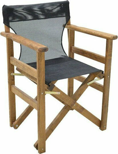 Megapap Director Chair Cover Black 46x80cm
