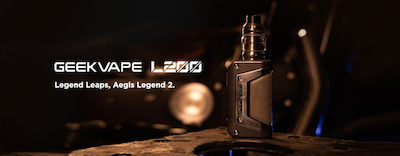 Geek Vape Aegis Legend 2 L200 Zeus Classic Black Box Mod Kit 5.5ml