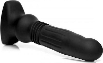 Thunderplugs Thrusting & Vibrating Anal Vibrator Black