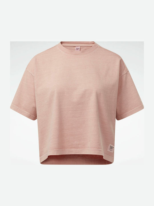 Classics Natural Dye Women's Athletic Crop T-shirt Frost Berry