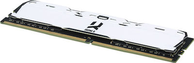 GoodRAM IRDM X 16GB DDR4 RAM με 2 Modules (2x8GB) και Ταχύτητα 3200 για Desktop