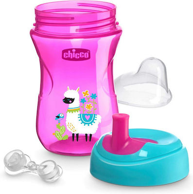 Chicco Advanced Cup Easy Drinking Educational Sippy Cup Plastic Llama for 12m+m+ 266ml