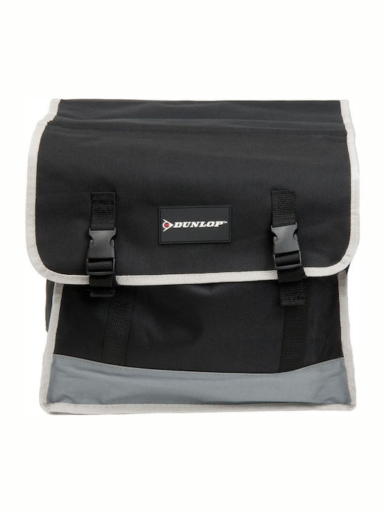 Dunlop Doppeltes Fahrradtaschen Rack Bag 13lt Schwarze