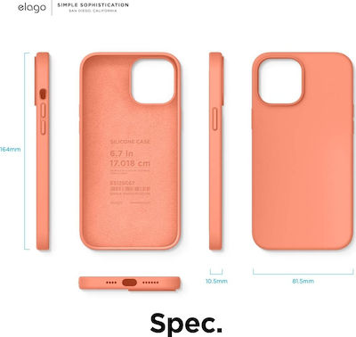 Elago Premium Silicone Back Cover Orange (iPhone 12 Pro Max)