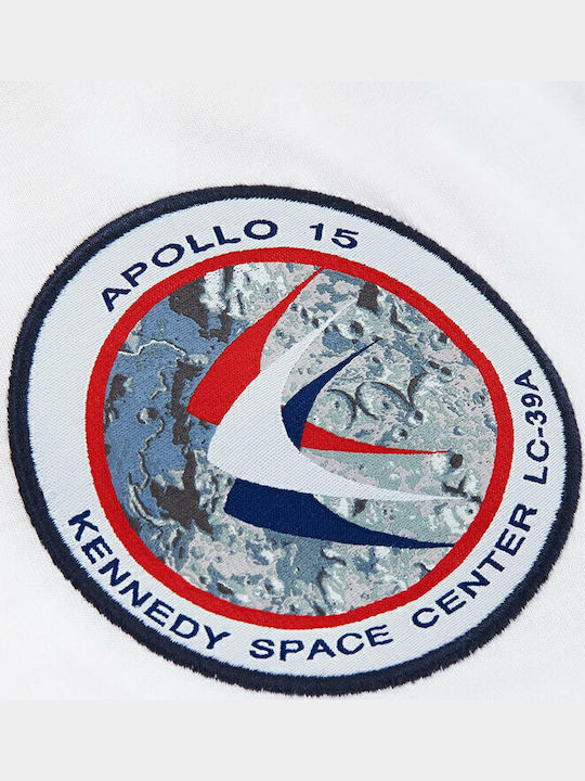 Apollo 15 Тениска Бял