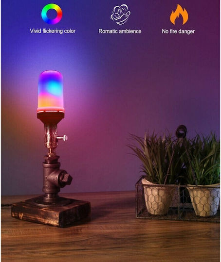 GloboStar LED Bulb 9W 150mm for Socket E27 RGB 450lm