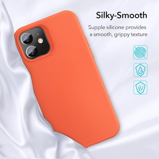 ESR Cloud Back Cover Σιλικόνης Πορτοκαλί (iPhone 12 / 12 Pro)