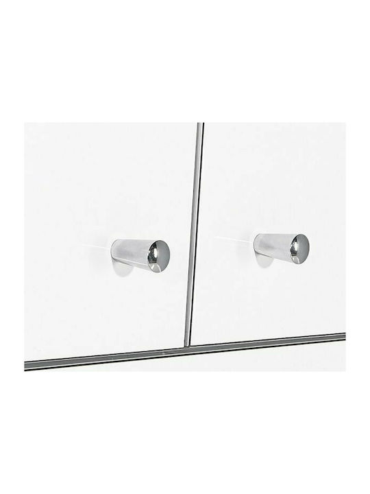 Doppeltür Kleiderschrank Diamond White 60x40x187cm