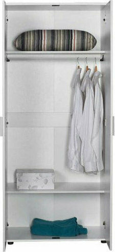 Trendline Δίφυλλη Ντουλάπα 80x47x187cm Trendline Δίφυλλη Ντουλάπα 80x47x187cm