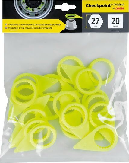 Lampa L9762.8 Tool Supplies Nut Markers for Loosening & Unscrewing Control 27mm Set 20pcs