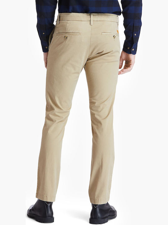 Sargent Lake Pantaloni Chino Elastic cu Croială Slim British Khaki