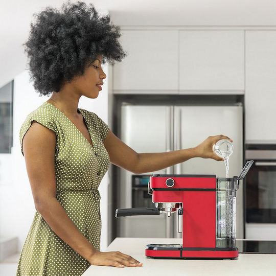 Cecotec Cafelizzia 790 Pro Μηχανή Espresso 1350W Πίεσης 20bar Shiny