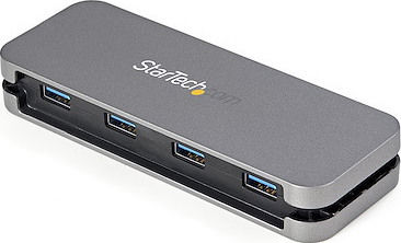 StarTech USB 3.0 4 Port Hub with USB-A Connection Silver