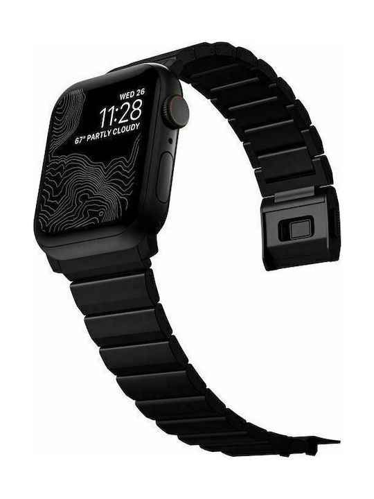 Nomad Titanium V2 Strap Armband Rostfreier Stahl Black (Apple (Apple Watch 42/44/45mm) NM1A41BXT0