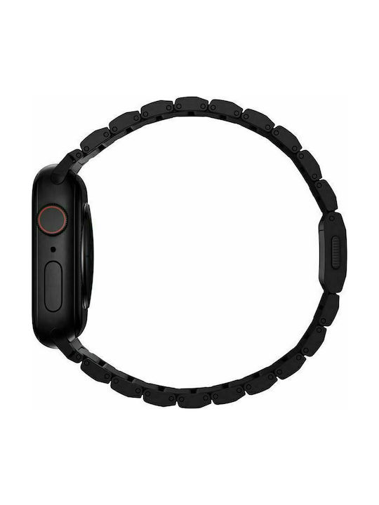 Nomad Titanium V2 Strap Λουράκι Μεταλλικό Μαύρο (Apple Watch 42/44/45mm)