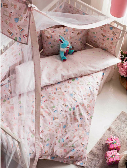 Vesta Home Κουνουπιέρα Κούνιας Mouse Λευκό