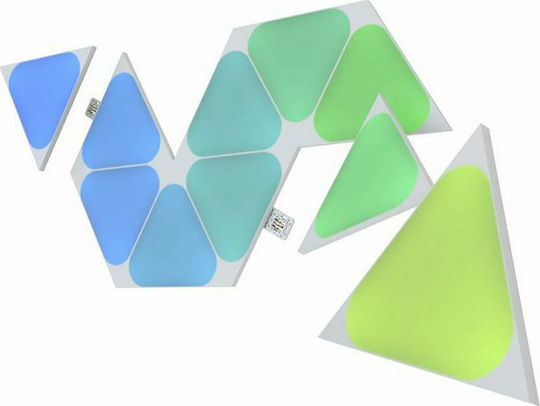 Nanoleaf Smart Dekoratives Tischlampen Shapes Dreiecke Mini Erweiterung 10er Pack LED RGB Sechseck 10 Stück