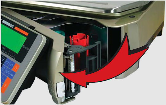 Digi Systems SM-5100B Electronic Retail Scale with Label Printing Capability with Weighing Capacity of 15kg and Division 5gr