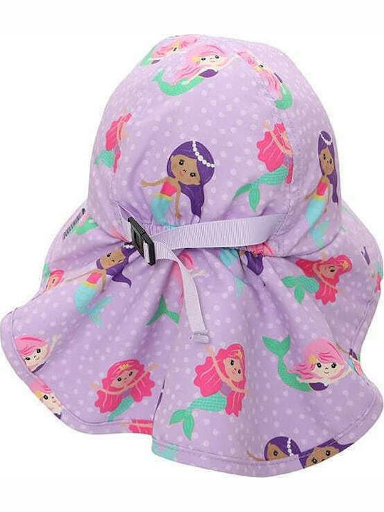 Zoocchini Kids' Hat Fabric Sunscreen Mermaid Purple