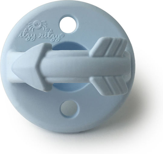 Itzy Ritzy Sweetie Pacifiers Silicone Bows - Blue for 3+ months 2pcs